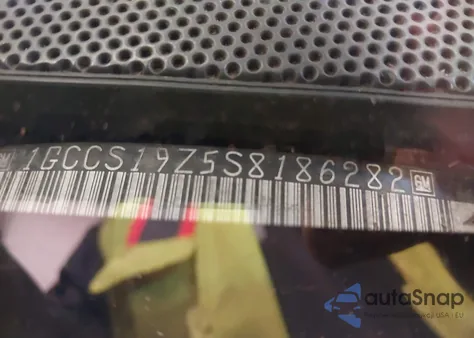 1995 Chevrolet S Truck S10 z USA, uszkodzony, nr VIN 1GCCS19Z5S8186282